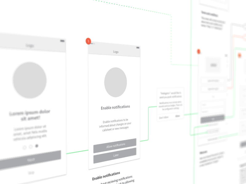 UI/UX Wireframing