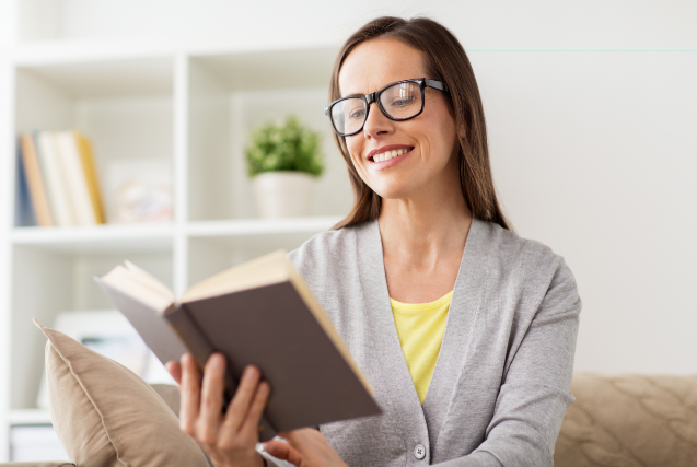 Lady Reading Book