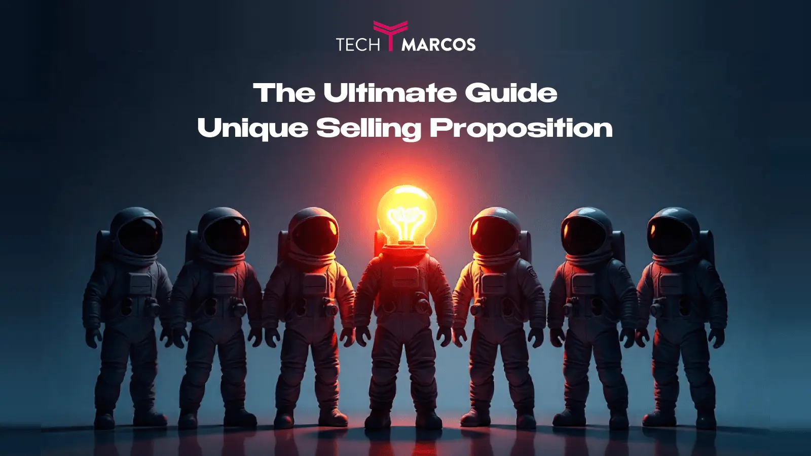 Unique Selling Proposition (USP) concept showing brand standing out from competitors