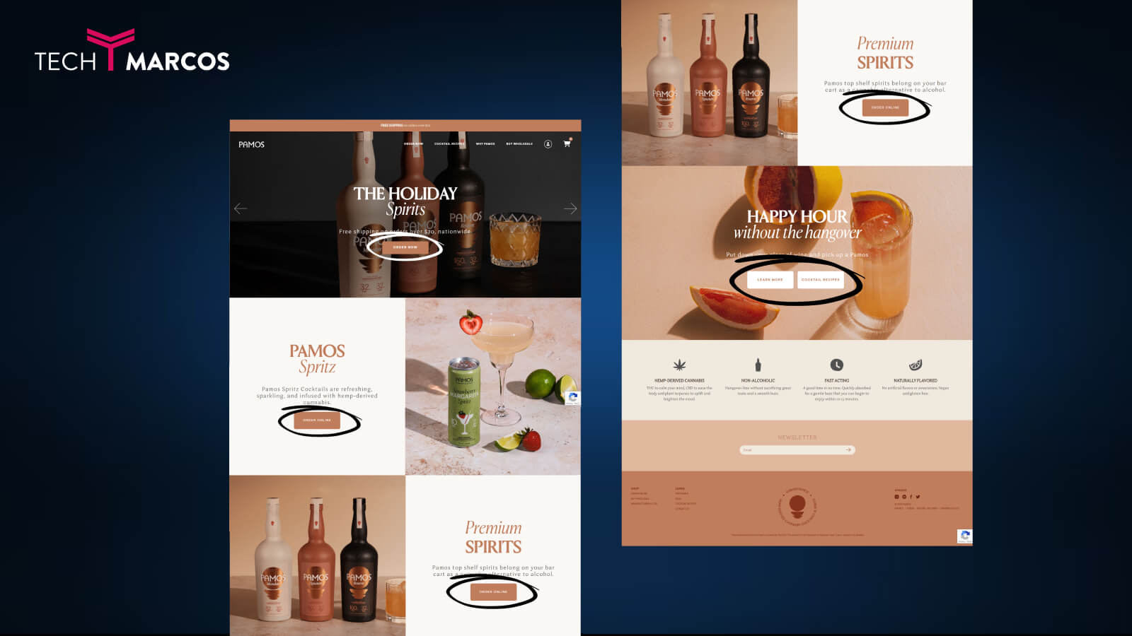 Innovative solutions for CBD brands to stand out in a competitive market through tailored landing page designs.