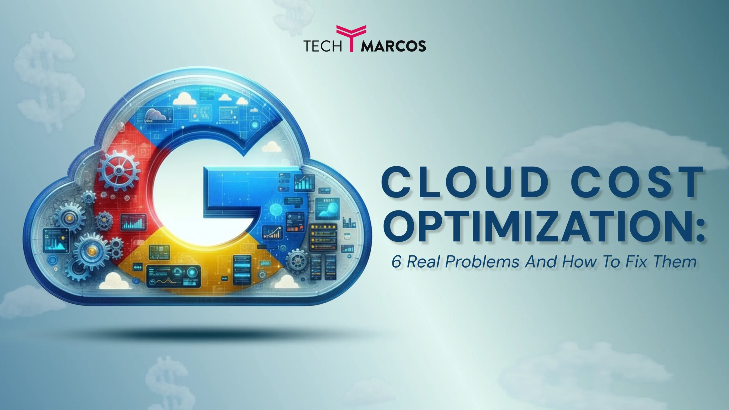 Cloud cost optimization guide showing rising cloud bills and cost-saving strategies